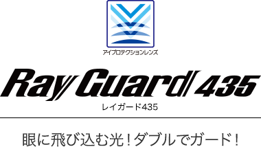 Ray Guard 435 眼に飛び込光！ダブルでガード！